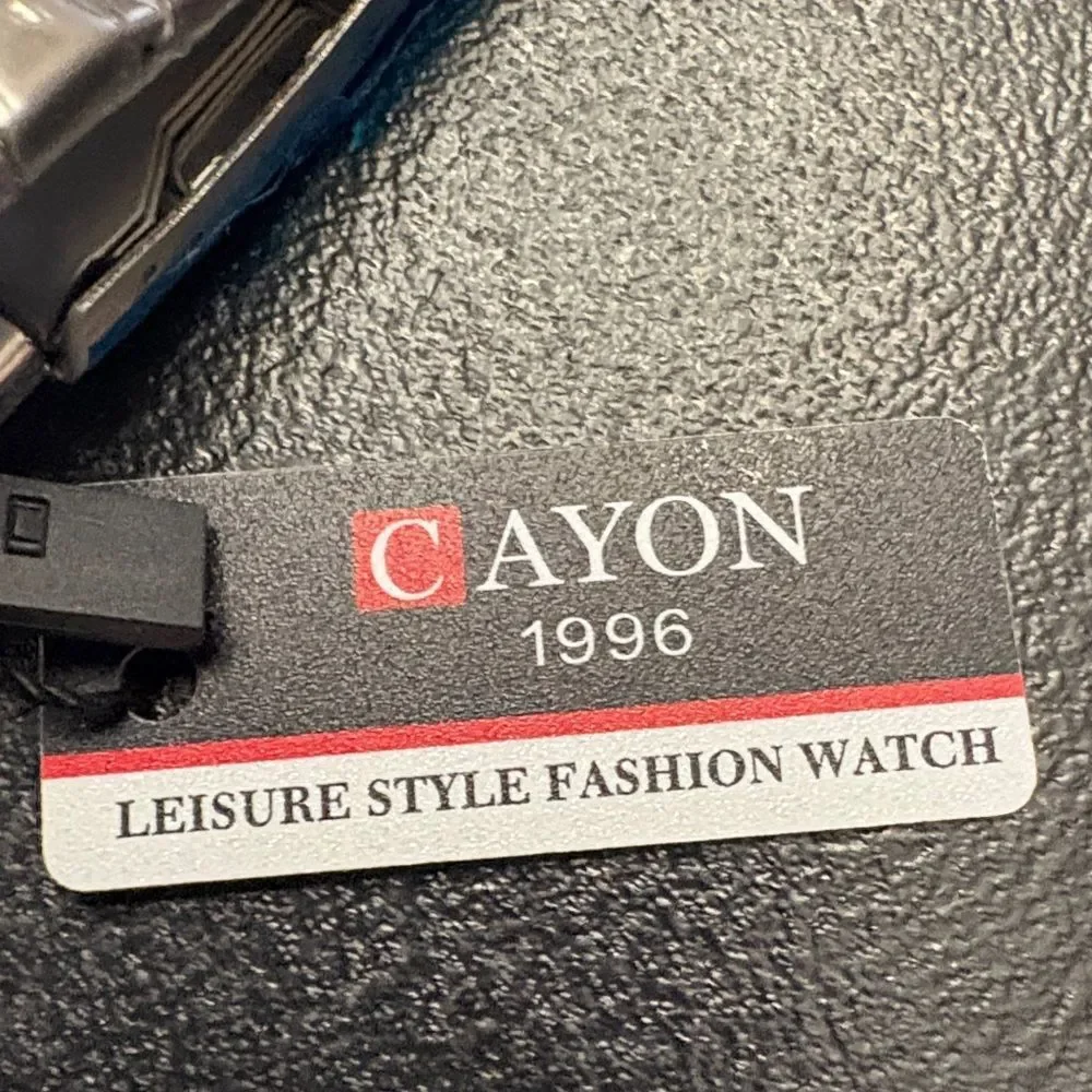 Cayon Sliver-toned Watch